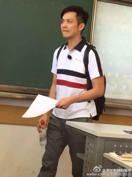 钟汉良录制《我去上学啦》