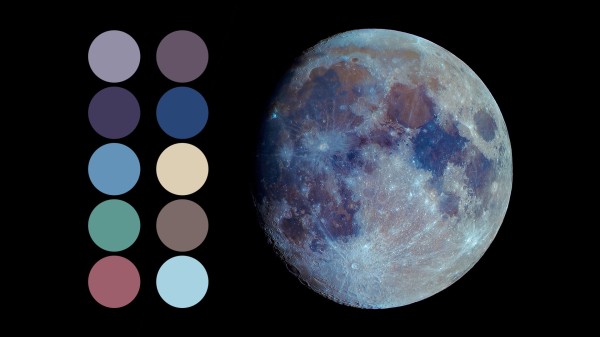 Colors of the Moon
