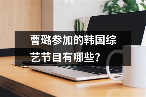 曹璐参加的韩国综艺节目有哪些？