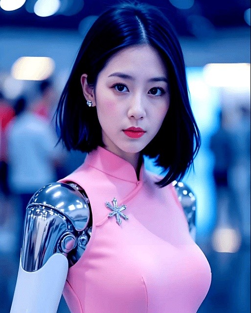 女性角色危机？日本仿真“美女机械人”引热议，内部构造极为真实