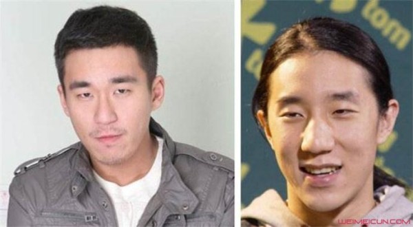 张默跟房祖名长得很像对比照 两人长的太像兄弟了