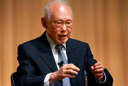 资料图：新加坡前总理李光耀