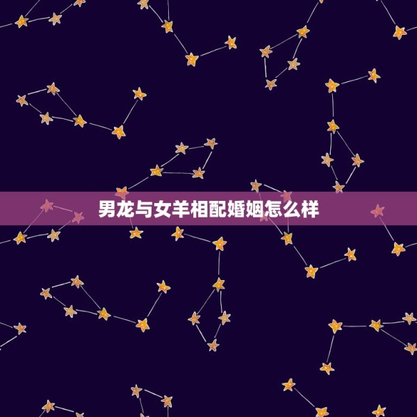 男龙与女羊相配婚姻怎么样，男羊女龙婚姻是否相配 第1张