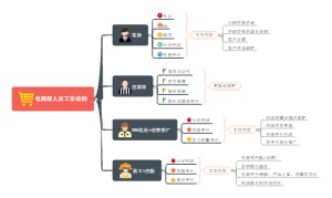 电商部人员工作结构