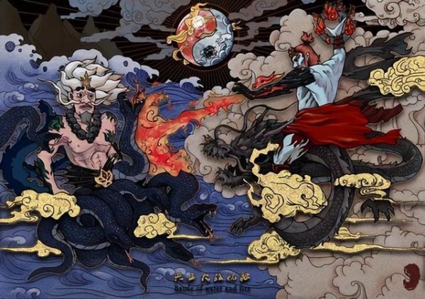 中国古代神话人物关系图表四年级