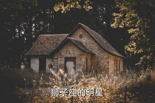 狮子座的明星