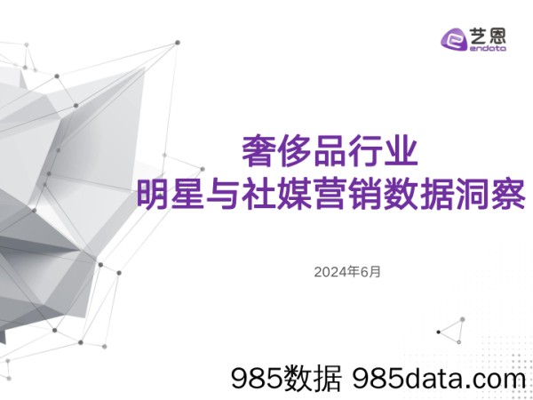 奢侈品行业明星与社媒营销数据洞察插图1