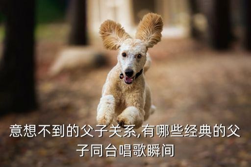 意想不到的父子关系,有哪些经典的父子同台唱歌瞬间