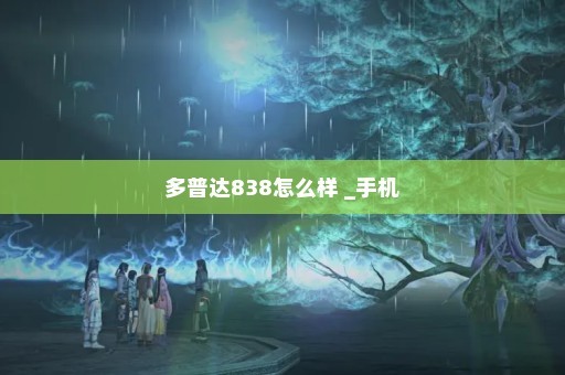 多普达838怎么样 _手机