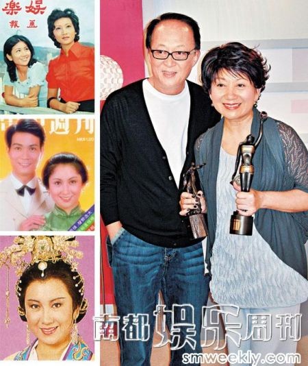 　　鲍起静出道数十年来，大多以配角进入人们视线，从早年的封面人物、金牌绿叶“妈妈”，到如今的金像奖影后，鲍起静一直心静如水地看待一切。右大图为鲍起静和老公方平
