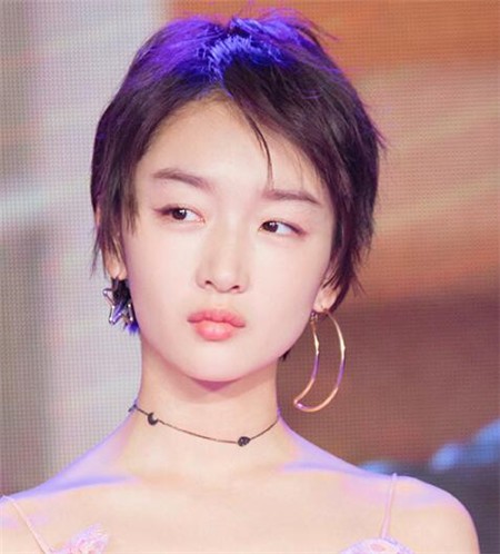 帅气女明星短发