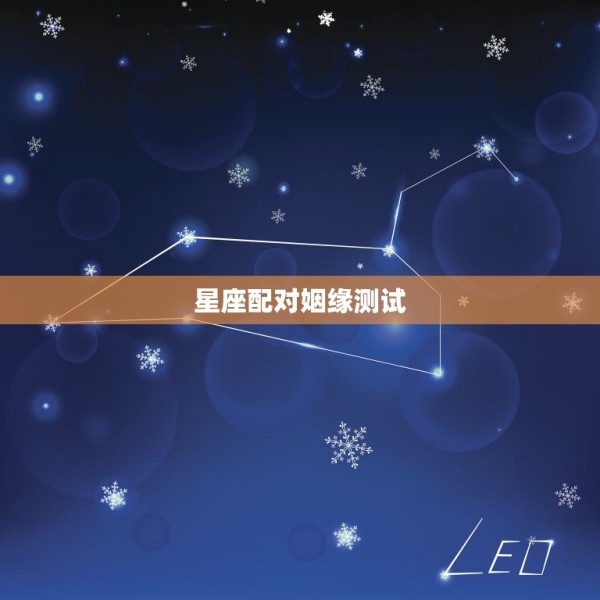 星座配对姻缘测试，怎样做星座缘分测试 第1张