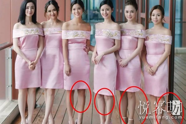 伴娘服暴露娱乐圈女星的关系，杨幂真心，杨颖有心机