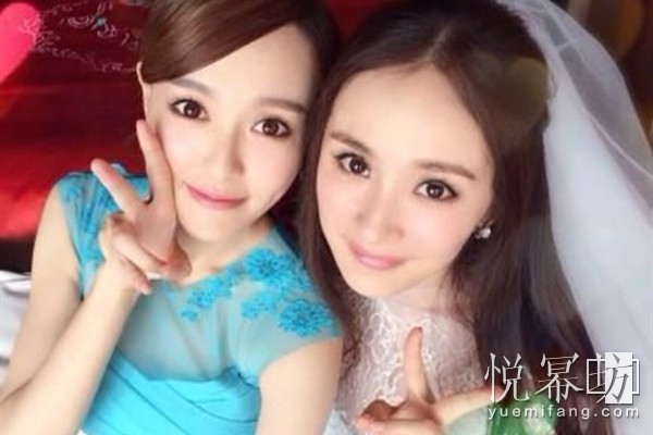伴娘服暴露娱乐圈女星的关系，杨幂真心，杨颖有心机