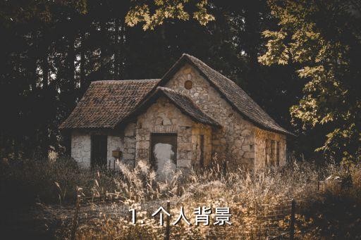 1. 个人背景