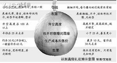 专家揭秘:伪劣礼花弹爆炸威力相当手榴弹(组图)