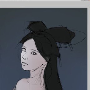 PS怎么绘制古风美女插画？PS怎么绘制CG人物插画教程！