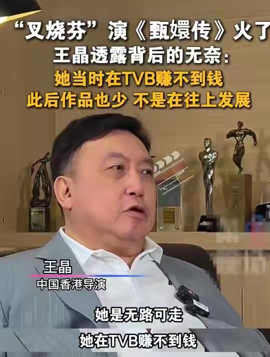 王晶谈蔡少芬演甄嬛传的无奈 背后辛酸故事