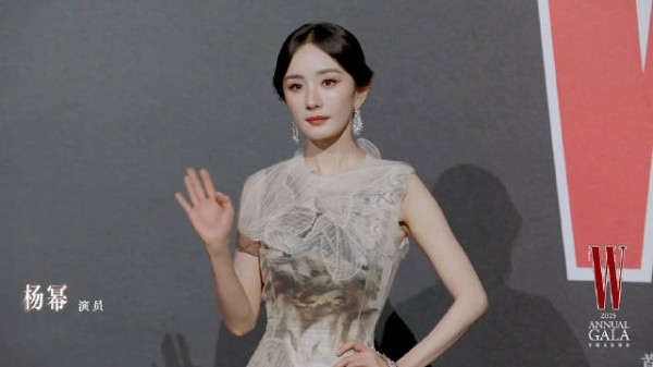 杨幂 W盛典红毯 直播cut 幂姐好有气场,回眸好美 W红毯 审美高级