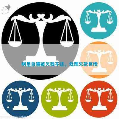 明星自曝被欠钱不还，处理欠款巨债