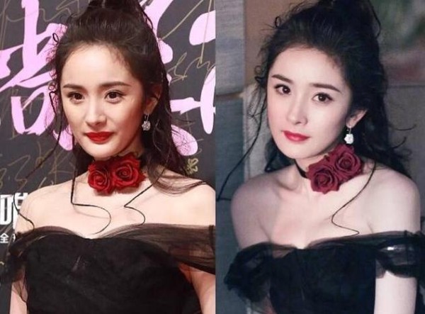 看女明星普通照片与精修照片后的对比，到底谁的照片离不了PS？