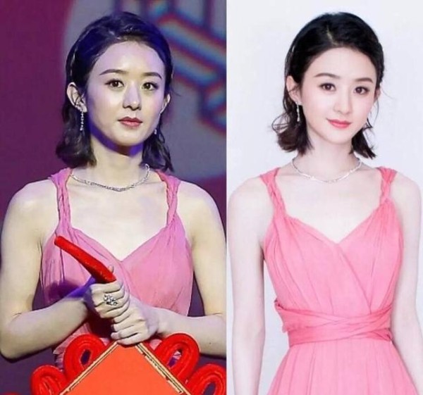 看女明星普通照片与精修照片后的对比，到底谁的照片离不了PS？