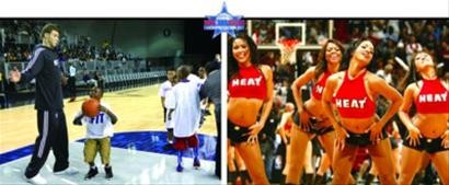 格里芬参加NBA球迷日活动