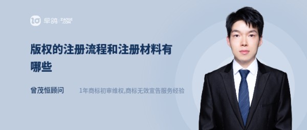 版权的注册流程和注册材料有哪些