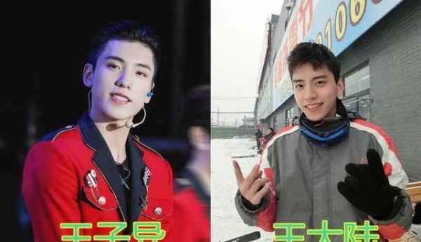 “明星撞脸明星”,朱近桐宣璐没啥,看见这一组:亲兄弟吗?