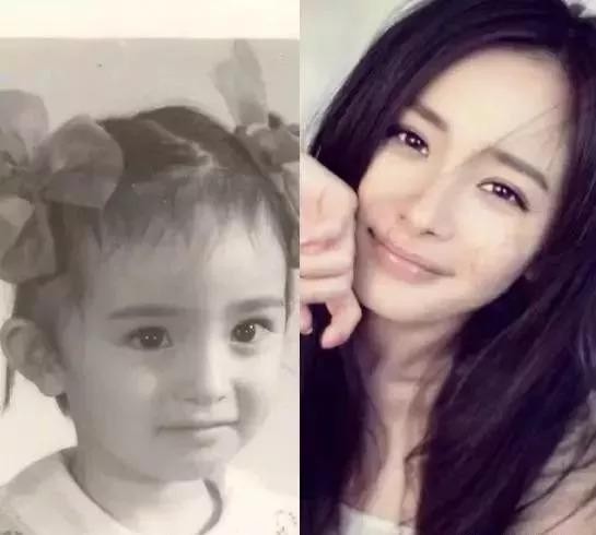 从小美到大的明星，杨幂小叮当小时候比现在更好看