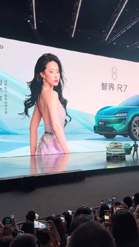 刘亦菲竟然也来现场了,真是太美了!