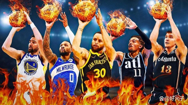 特雷杨心中NBA历史前五射手：库里、利拉德、自己、克莱、博格丹