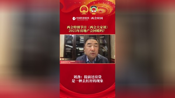 刘劲：提前还房贷是一种去杠杆的现象