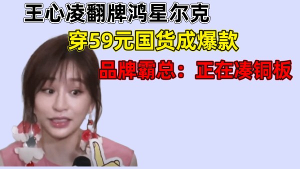 王心凌鸿星尔克什么梗 王心凌同款鸿星尔克卖疯了成网络爆款