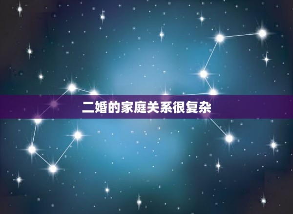 二婚的家庭关系很复杂，很复杂的家庭关系，求助高手帮帮忙 第1张