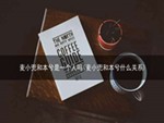 麦小兜和本兮是一个人吗(麦小兜和本兮什么关系)