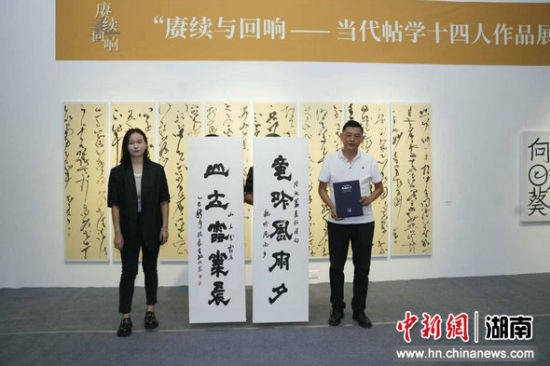 14位当代书法名家作品长沙展出