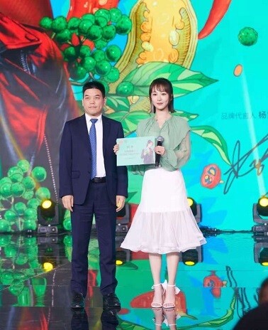 杨紫代言双汇火腿肠
