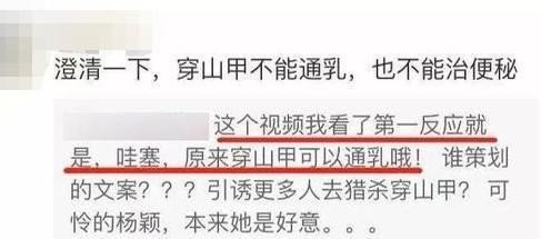 女明星公益广告被指帮倒忙？穿山甲不通乳，管用的是这两样！