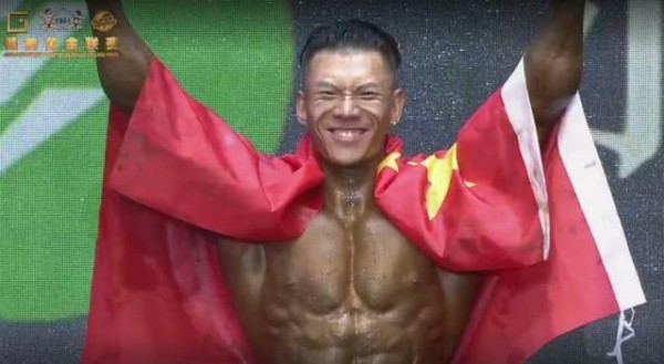 中国健美新纪元！188厘米120kg鹿晨辉，黄金联赛全场比赛夺冠！