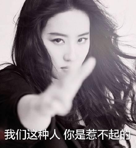 明星表情包；刘亦菲：看我快看我，忘了他吧，我捡垃圾养你