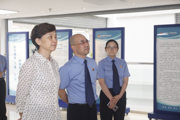成都市检察院党组书记、检察长吕瑶到大邑县检察院调研指导工作