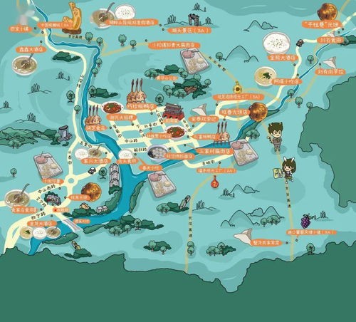 福州地图旅游攻略美食