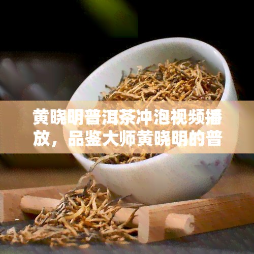 黄晓明普洱茶冲泡视频播放，品鉴大师黄晓明的普洱茶冲泡技艺，视频解析茶叶魅力