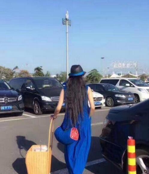 杨丽萍的包总是那么的特别，这个菜篮子能秒掉一切名牌包
