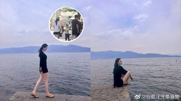 张馨予夫妇现身广州，何捷走前面好霸气，张馨予跟身后大长腿抢镜