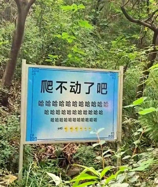 嵩山景区回应设“哈哈哈”提示牌