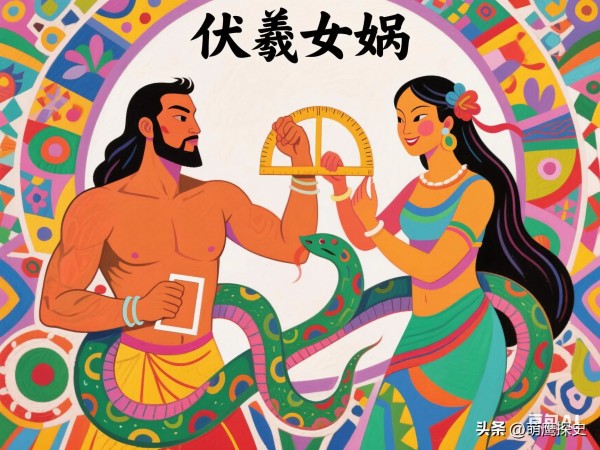 萌鹰探史：#伏羲和女娲是什么关系?#伏羲和女娲在古代神话传说中有多种关系，主要包括以下几种：
 
兄妹关系
 
这是较为常见的一种说法。传说在远古时期，天地间发生了一场大洪水，人类几乎灭绝，只有伏羲和女娲兄妹俩躲在一个大葫芦里，才得以幸存。洪水退去后，为了繁衍人类，兄妹二人商议结为夫妻。在一些传说版本中，他们通过占卜等方式得到上天的旨意后，才最终成婚，成为人类的始祖。
 
夫妻关系
 
与兄妹关系...