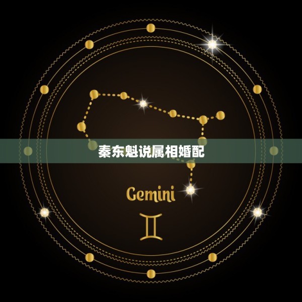 秦东魁说属相婚配，秦东魁老师住哪个小区？ 第1张