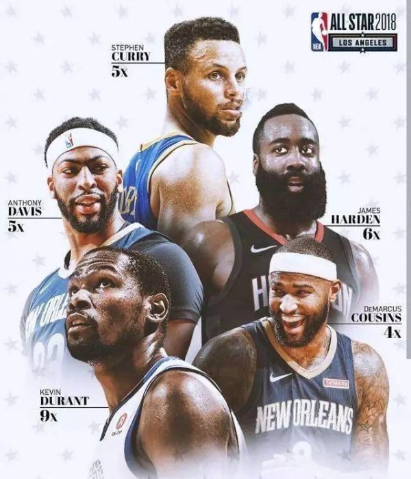 全明星替补名单出炉，他终于入选了，但没有CP3，也没有他和他！